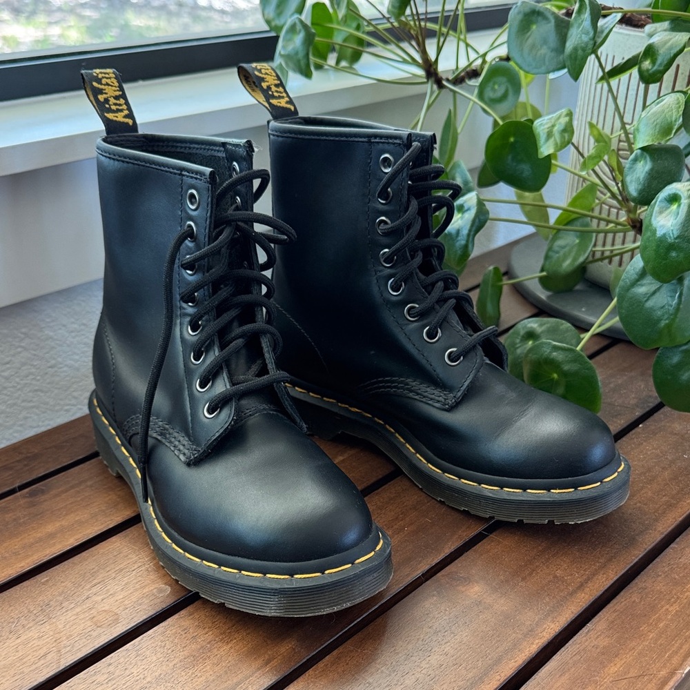 Dr. Martens Black Lace-Up Men's Boots